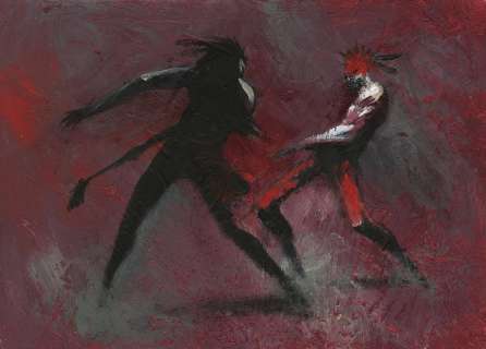 Cromwell - Peinture originale - Le dernier des Mohicans - (2010) | Catawiki