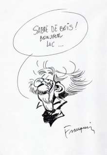 Franquin. Dessin original dédicacé | BDEnchères