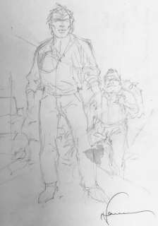 Hermann - Crayonné original - Projet de Couverture Album Â«Â IntégraleÂ Â» - Bernard Prince | Catawiki