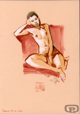Olivier Vatine | Life Drawing #26 - Original Artwork by Olivier Vatine | Pulp’s Art