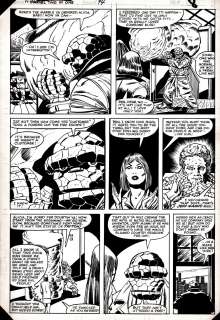 Ricardo Villamonte, Ron Wilson - marvel two-in-one #94 p 8 (the thing & alicia masters! ) 1982