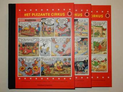 Vandersteen - Het Plezante Cirkus 2 + 4 + 5 - 3x luxe - Met 3 opdrachttekeningen - Hardcover - First edition - (2007/2011) | Catawiki