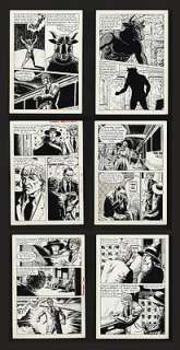 Pleyers, Jean - 6x Planche originale - La Nuit du Minotaure - (1982)