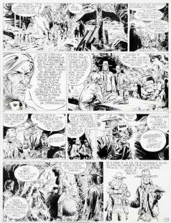 Giraud | Blueberry, planche n°43 Ã  l’encre de Chine d… | Banque Dessinée