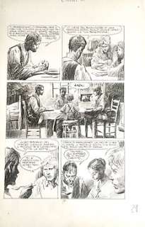 Giorgio Trevisan | Ken Parker - Giorgio Trevisan - original page - Page volante | Catawiki