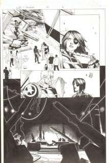 Jeremy Freeman, Reilly Brown - cable & deadpool #41 p. 6 - cable & domino - 2007 signed