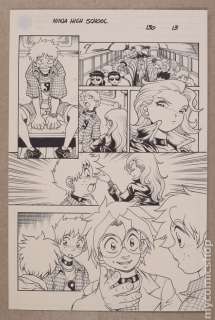 Original Art for Ninja High School (1986 Antarctic/Eternity) Issue 130, Page 13 by Ben Dunn | mycomicshop.com