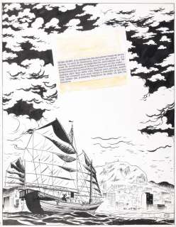 Maltaite | 421, planche n°37 Ã  l’encre de Chine de l… | Banque Dessinée