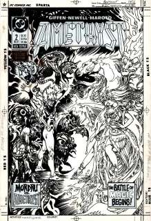 Esteban Maroto - amethyst #2 cover (1987)