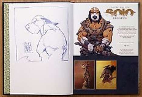 Oscar Martin | Solo - Tirage de luxe "Solo 04 Legatus" + 3 ex-libris + dédicace - Cartonné - EO (2019) | Catawiki