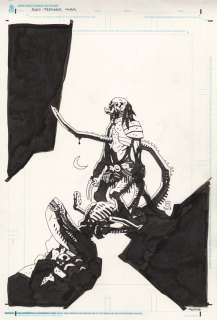 Mike Mignola - Alien vs. Predator: Fire and Stone #1 - Variant Cover, 2013