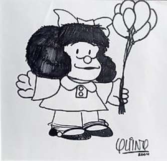 Quino - Quino - Original drawing - Mafalda - (2004)