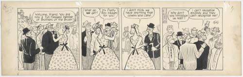 Frank King | King – Gasoline Alley Original Daily Strip  5/26/1955 NO RESERVE! | Russ Cochran