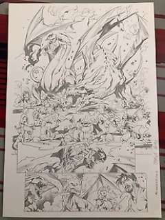 Carlos GÃ³mez - Red Sonja Original #16 - ( Pencil Page 10 ) Original Artwork by Carlos Gomez (2019)