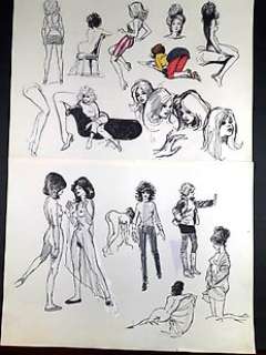 Rino Albertarelli | Rino Albertarelli - 2x Illustrazioni Originali "Candida" - Page volante - Exemplaire unique | Catawiki