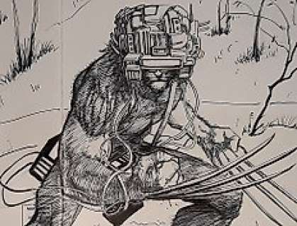 Pace Richard - Pace Richard - Dessin original Wolverine Arme X - Wolverine #300 variant édition - EO - (2018)