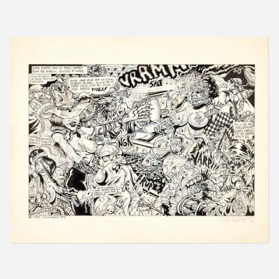 Lot 182 - S. Clay Wilson, Zap Comix #7 Story Pages 14 and 15 Original Art (Apex Novelties, 1974) | Landry Pop Auctions