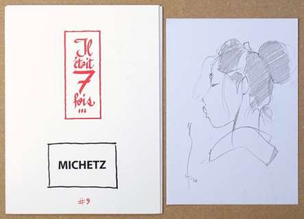 Michetz | Michetz - Portfolio Il était sept fois n°9 + dédicace - Page volante - EO | Catawiki