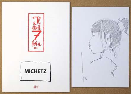 Michetz | Michetz - Portfolio ’Il était sept fois n°2" + dédicace - Page volante - EO | Catawiki