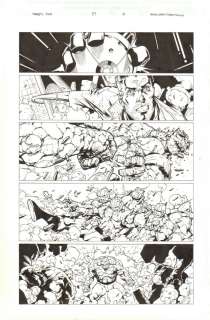 Derek Fridolfs, Keron Grant - Fantastic four #57 (486) p. 16 - thing action - 2002