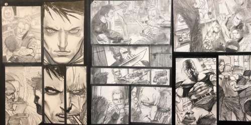 Simon Bisley | 13 Coins 3 - Simon Bisley - 3 x Originele pagina - Exemplaire unique - (2014) | Catawiki