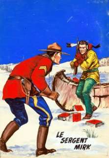 Anonyme | Couverture du petit format Le Sergent Mirk Encre de... | Vermot et Associés