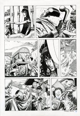 Enrique Breccia | “Golgotha: capitolo 1” – tavola 27 | Cart Gallery