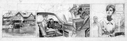 Frank Hampson | Hampson - MODESTY BLAISE, c. 1962 | Russ Cochran