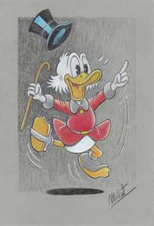 Millet | Scrooge McDuck - Millet - Original Drawing - EO | Catawiki