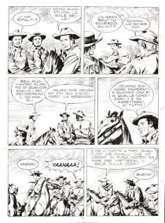 Guglielmo Letteri | Tex n. 134 - 3x G.Letteri - Tavole Originali "Condor Pass" - Page volante - Exemplaire unique - (1971) | Catawiki