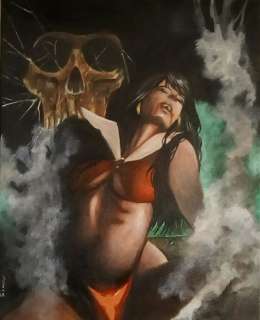 Simon | Simon - Original painting - Vampirella | Catawiki