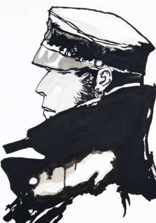 Andrè | Corto Maltese - acrylic on canvas - cm 70 x 50 - Exemplaire unique (2021) | Catawiki