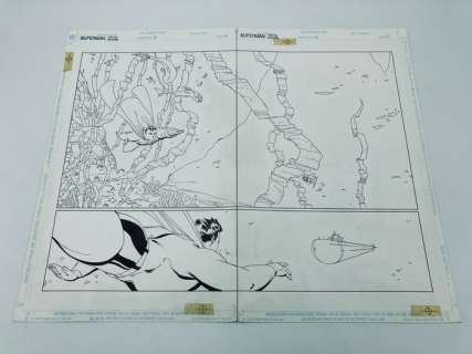 Tim Sale - | Superman #2 - Original double-page - Superman for All Seasons - (1998) | Catawiki