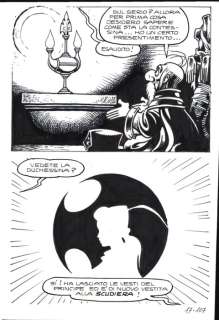 Magnus (Roberto Raviola) | La Compagnia della Forca n. 17 - Magnus - Tavola Originale "I Due Genii Siamesi" - Page volante - Exemplaire unique - (1978) | Catawiki