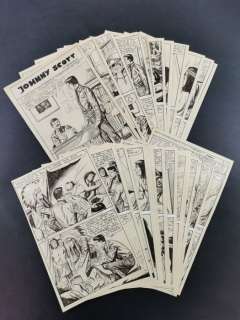 Sergio Tarquinio | Johnny Scott - 1x storia completa composta da 30 tavole - Page volante - EO | Catawiki