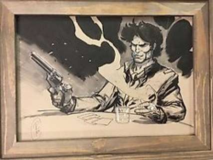 Ronan Toulhoat | Toulhoat, Ronan - Dessin original - Hommage Ã  Blueberry - (2021) | Catawiki