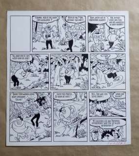 Vandersteen / de Rop | Jerom - Originele pagina (p.7) - De gevaarlijke jacht - met gelimiteerde uitgave in luxe box - 30 ex. - met Jerom, Sidonie en Barabas - EO - (1967/2011) | Catawiki