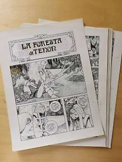 Germano Bonazzi - LancioStory - Storia Completa La foresta di Tenon di Ugolino Cossu e Ferrandino - Page volante - Exemplaire unique