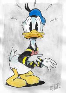 Millet | Donald Duck - Millet - Original Drawing | Catawiki