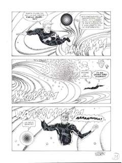 Germano Bonazzi | Nathan Never Gigante n. 6 - 4x G.Bonazzi - Tavola Originale "La grande minaccia" - Page volante - Exemplaire unique - (2001) | Catawiki