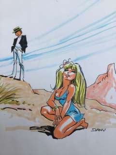 Dany | Dany - Dessin original couleur - Olivier Rameau et Colombe | Catawiki