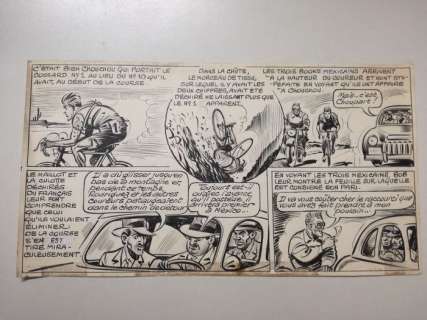 Pellos, René | Pellos, René - Demi-planche originale - Chouchou le roi de la petite reine - (1952) | Catawiki