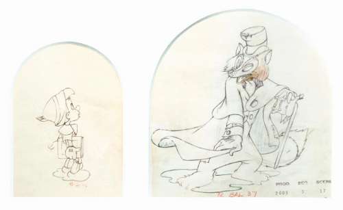 John Lounsbery Pinocchio e la Volpe | Little Nemo