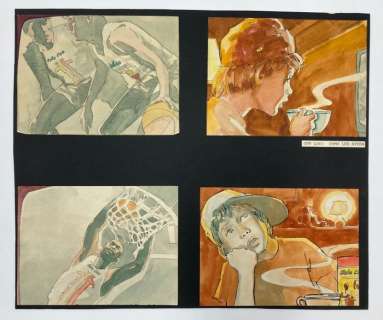 Siã³, Enric | SiÃ³, Enric - 12x Original colour drawing - Storyboard - Cola-Cao alimento oficial Mundobasket EspaÃ±a 86 - (1986) | Catawiki