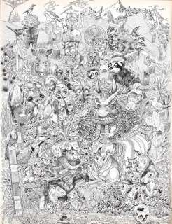 Divers | Illustration Ã  l’encre de Chine représentant… | Millon