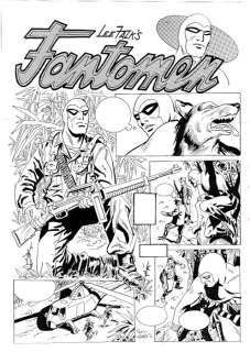 Paolo Ongaro | Phantom - L’uomo Mascherato - original page - Page volante - EO - (1990) | Catawiki