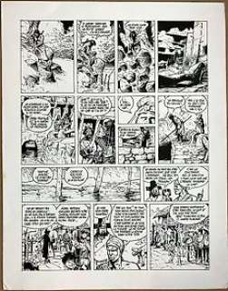 Franz (Franz Drappier) | Franz - Originele pagina (p.36) - Poupée d’Ivoire / Lotusbloem T6 - Le Juge - (1998) | Catawiki