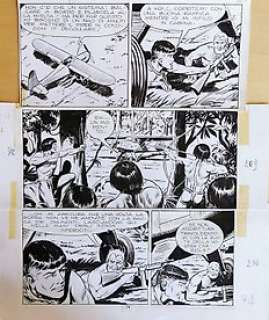 Gallieno Ferri | Mister No n. 1 - G. Ferri - Tavola originale pag. 74 - Page volante - Exemplaire unique - (1975) | Catawiki