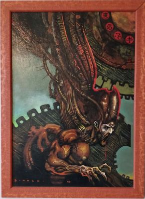 Simone Bianchi | Tecno Vampiro/Techno Vampire)- 45,5 x 33,3 cm | Thornbush Art