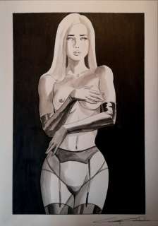 Giuseppe Candita | G. Candita - G. Candita - illustrazione originale " Forgive me" cm 42x29 - Page volante - Exemplaire unique (2021) | Catawiki